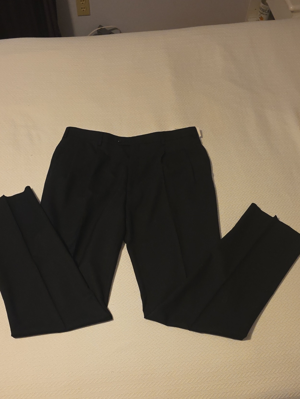 Joseph A Banks,Men's Black Dress Pants